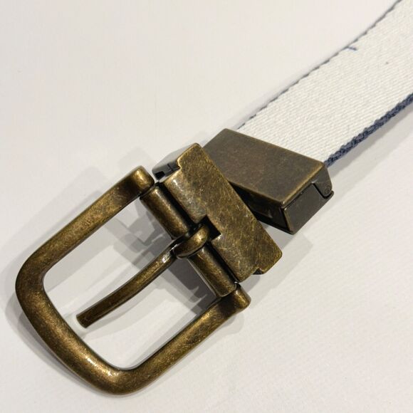 NWT Doc Murphy Men Canvas Leather Sizable Golf Casual Belt American Flags USA - Picture 9 of 9